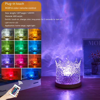 Lampara Aurora Estilo Cubo Con 16 Colores